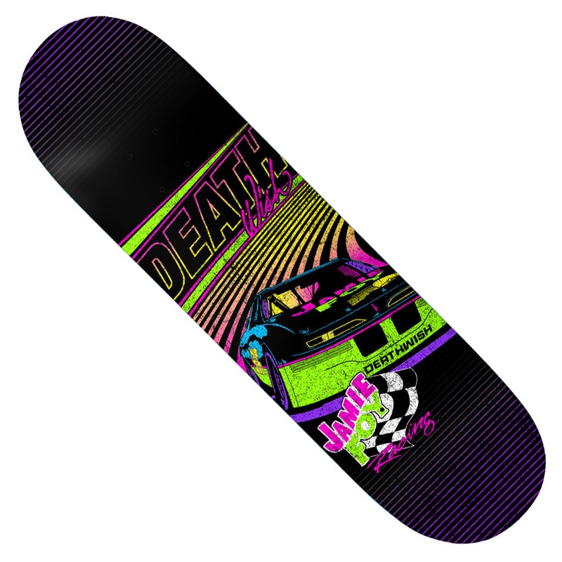 Deathwish Jamie Foy 33 Degrees Deck Black 8.25 x 31.5 WB:14.25