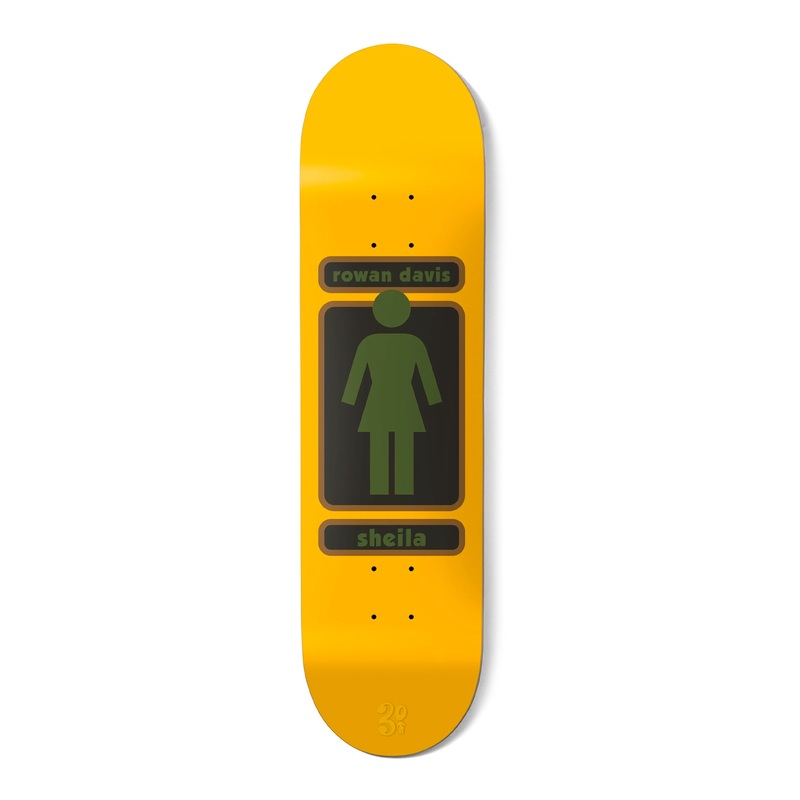 Girl – 8.5″ 93 Til W46D3 Rowan Davis Deck – Yellow 8.5″
