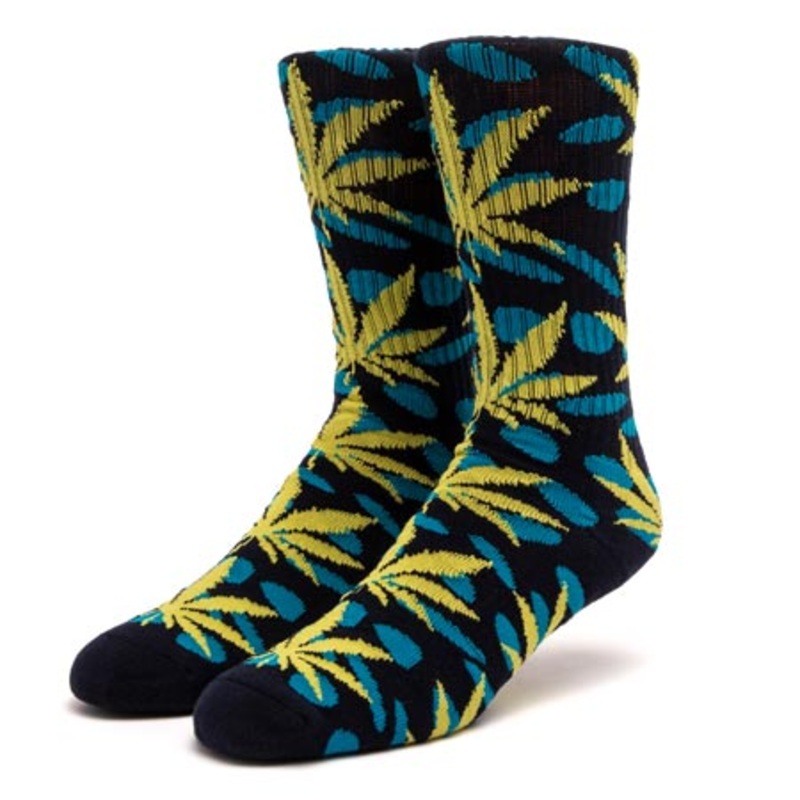 HUF Warped Dots Plant Life Socks Marina One size fits all