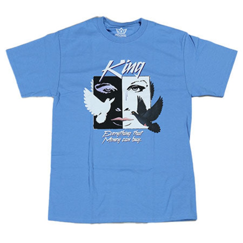 King Skateboards Doves T Shirt Blue Medium