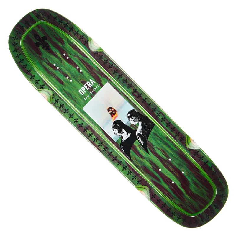 Opera Sam Beckett Saints Shaped EX7 Deck Green 8.75 x 32.5 WB:14.5-15