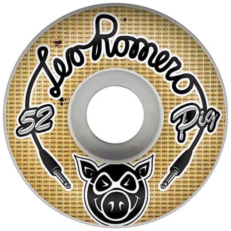 Pig Leo Romero Amp Wheels White 52mm