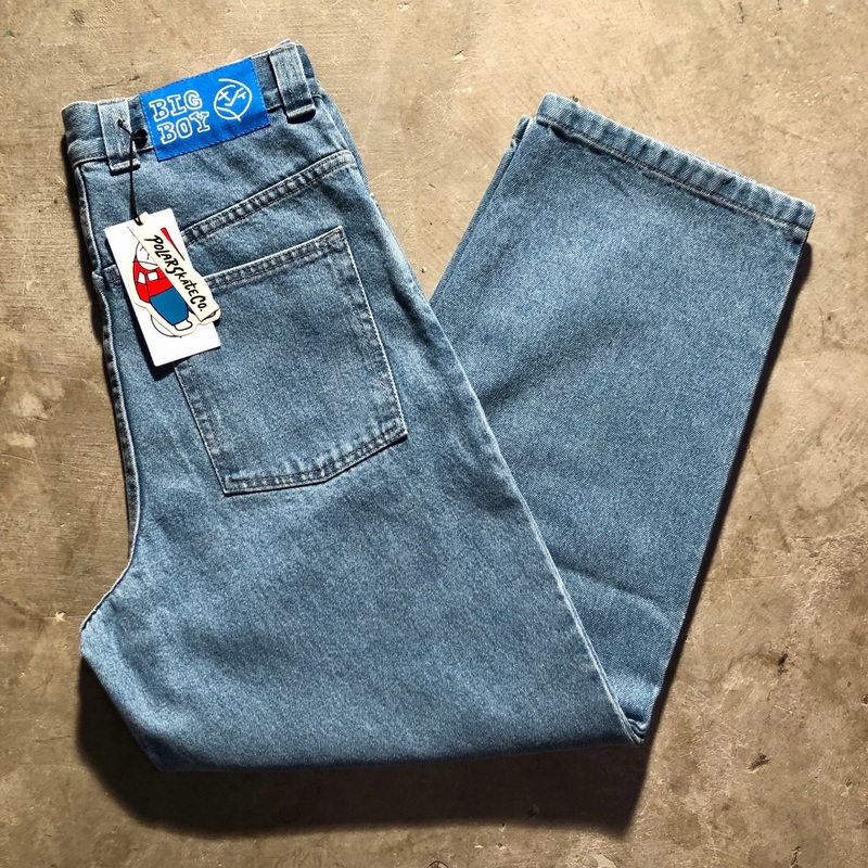 Polar Skate Co. – Big Boy Denim Pant – Mid Blue XS