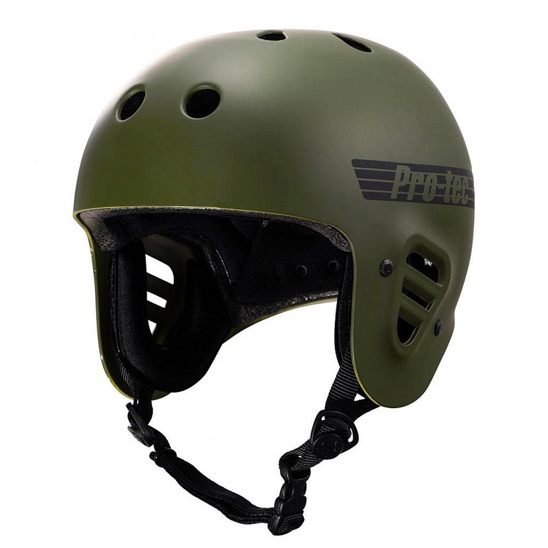 Pro-Tec FullCut Certified Helmet – Matte Olive Adult XS