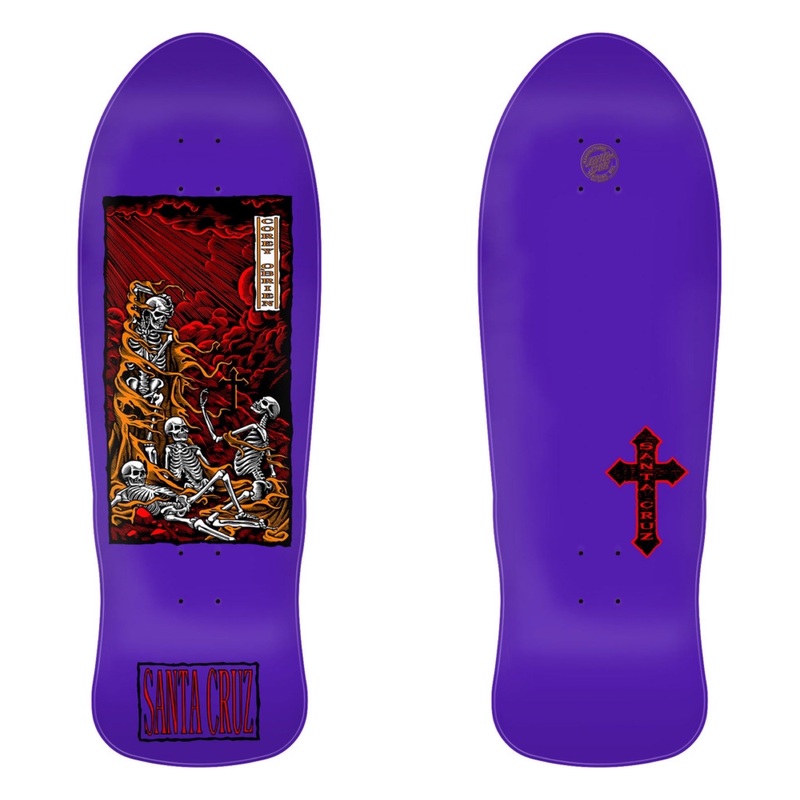 Santa Cruz OBrien Purgatory Reissue Skateboard Deck 9.85″ Deck Only 9.85