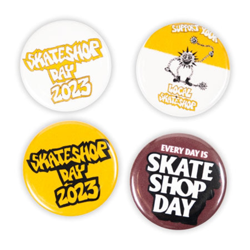 Skate Shop Day Skate Shop Day 2023 Button Assorted One size fits all