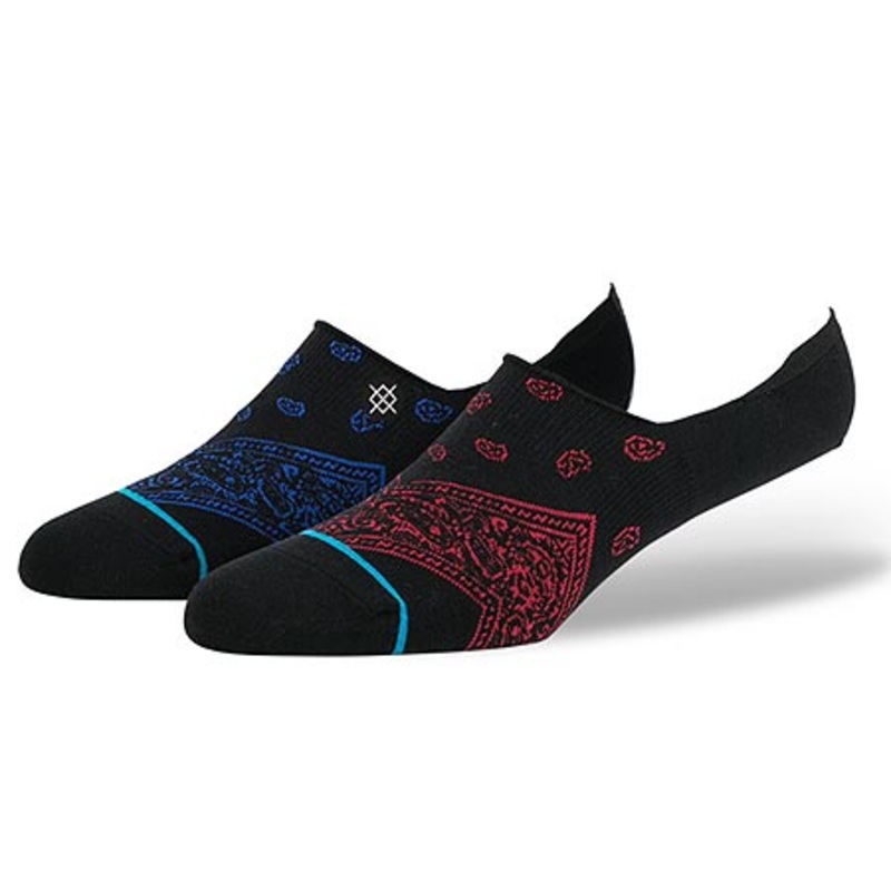 Stance Bow No Show Socks Black Large