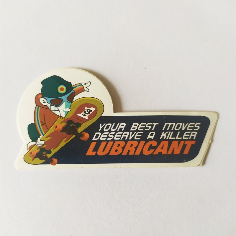 3-IN-ONE Lubricant Skateboard Sticker
