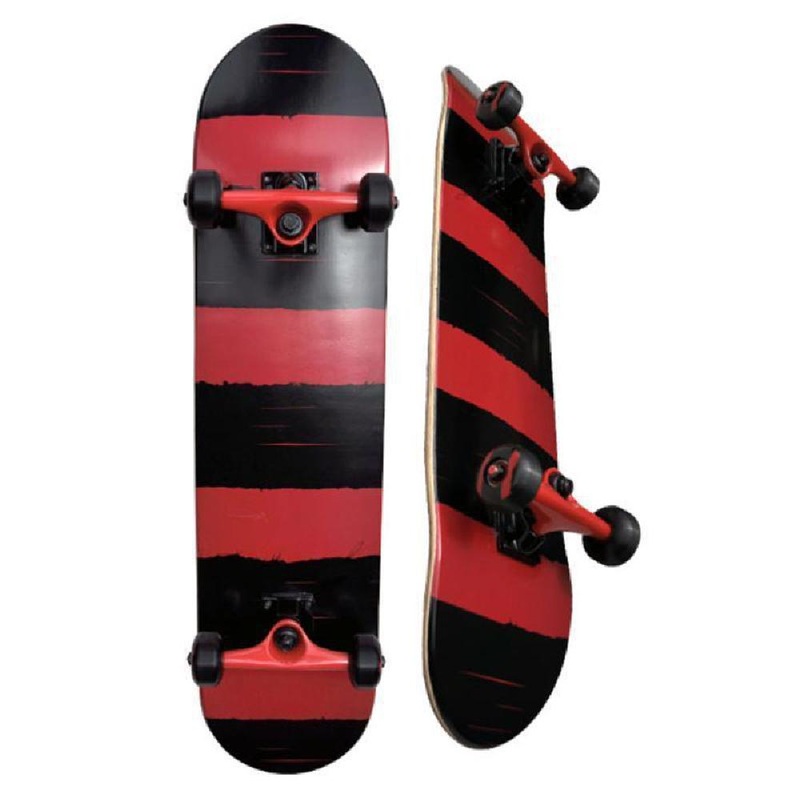 31″ SDS Red Fat Stripe 7.5″ Skateboard
