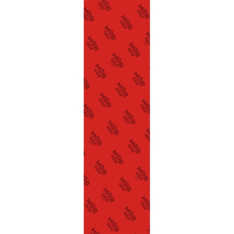 9in Transparent Red Sheet Mob Skateboard Grip Tape Graphic No Size
