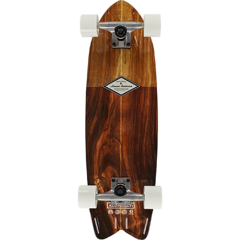 Aluminati Classic Wood Fishtail 28″ Cruiser Complete Complete