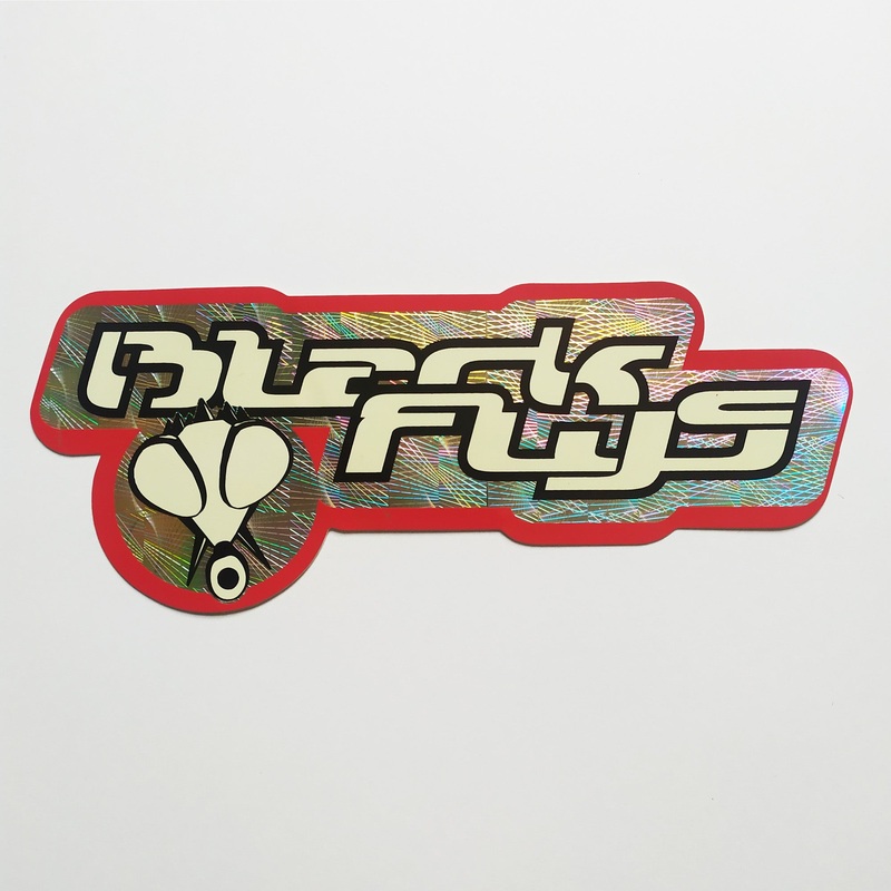 Black Flys Surf Skate Snowboard Eyewear Sticker