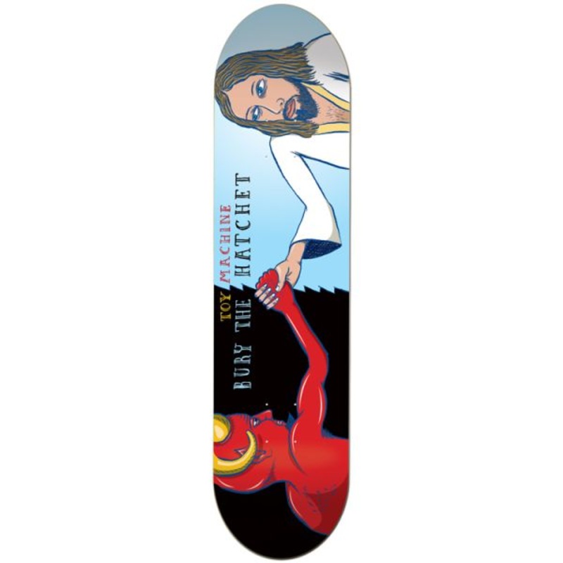 Bury The Hatchet Symmetrical Skateboard Deck 8.25″