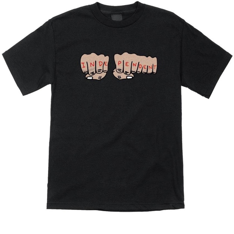 Independent x Toy Machine Fists T Shirt Black S Black