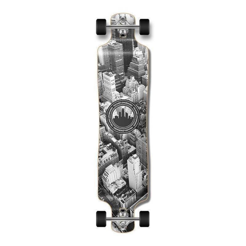 Punked Lowrider Double Drop Longboard New York Complete