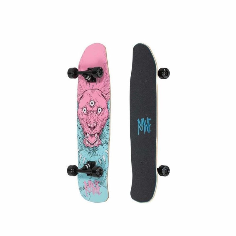 Rayne Panther 34″ Double Kick Cruiser Skateboard Complete