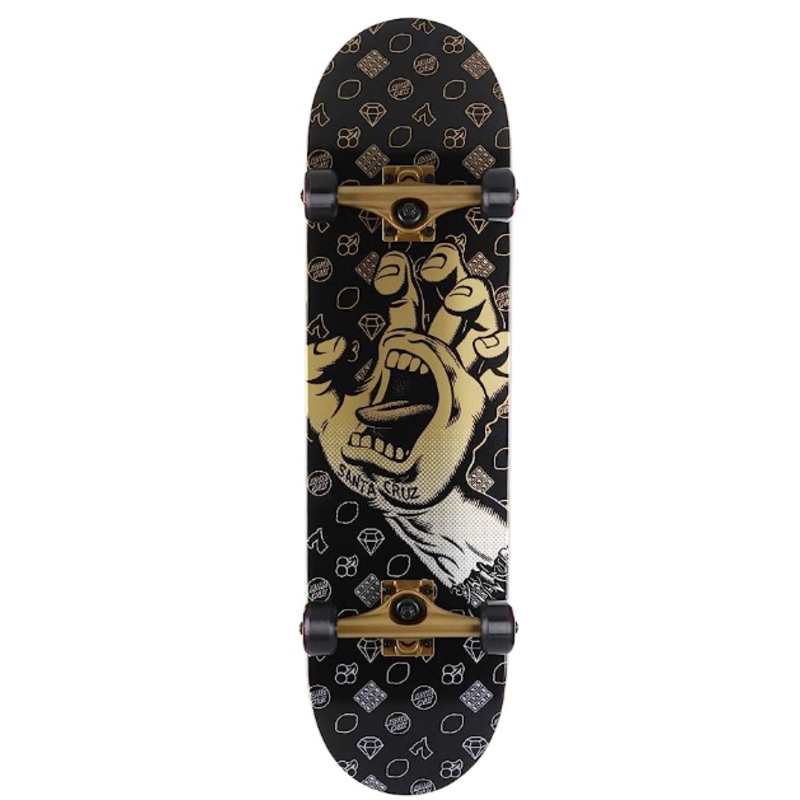 Santa Cruz Jackpot Large Hand Complete 8.25 in 8.25 in