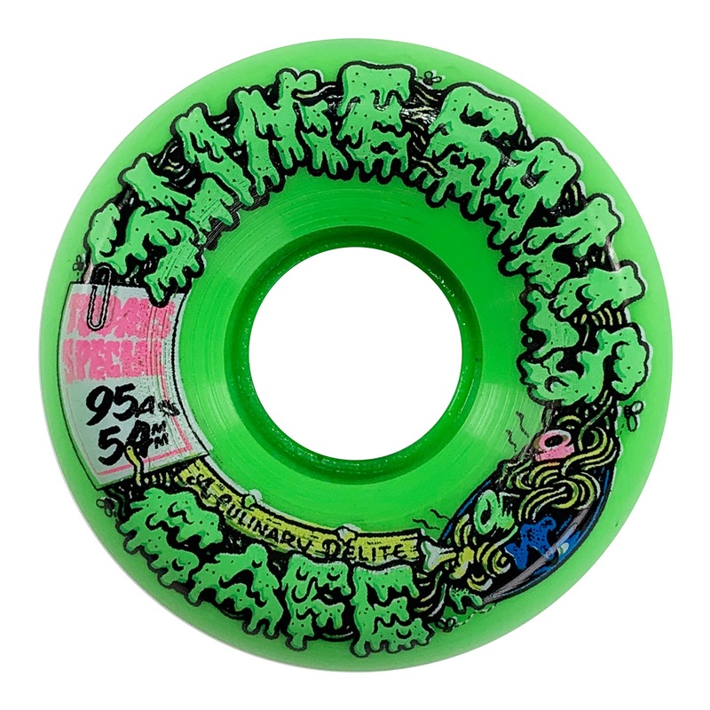 Santa Cruz Slime Balls Double Take Vomit Wheels – Green – 54mm