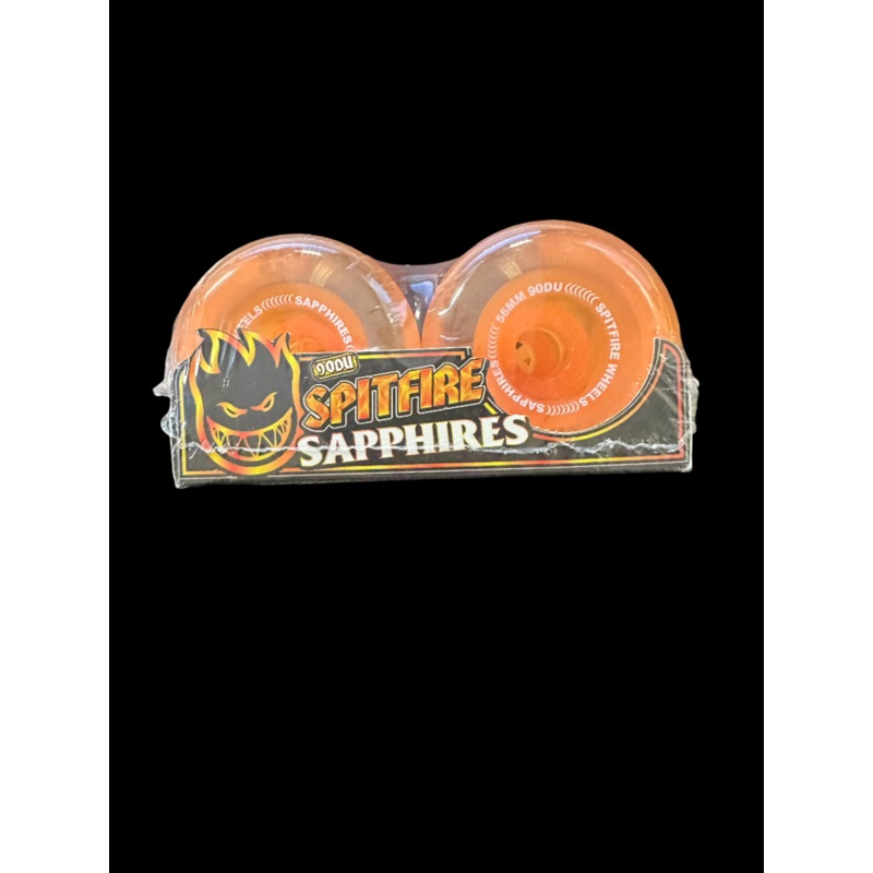 Spitfire Sapphires Conical Full Neon Orange 56mm Skateboard Wheels