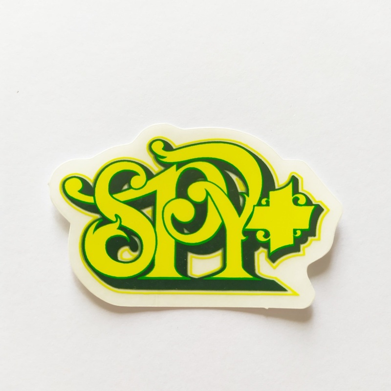Spy Optic Sunglasses Skateboard Sticker – small yellow