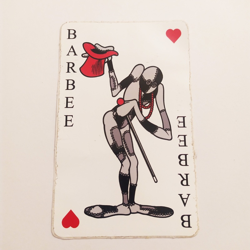 StrangeLove “Ray Barbee Rag Doll Playing Card” tribute Skateboard Sticker