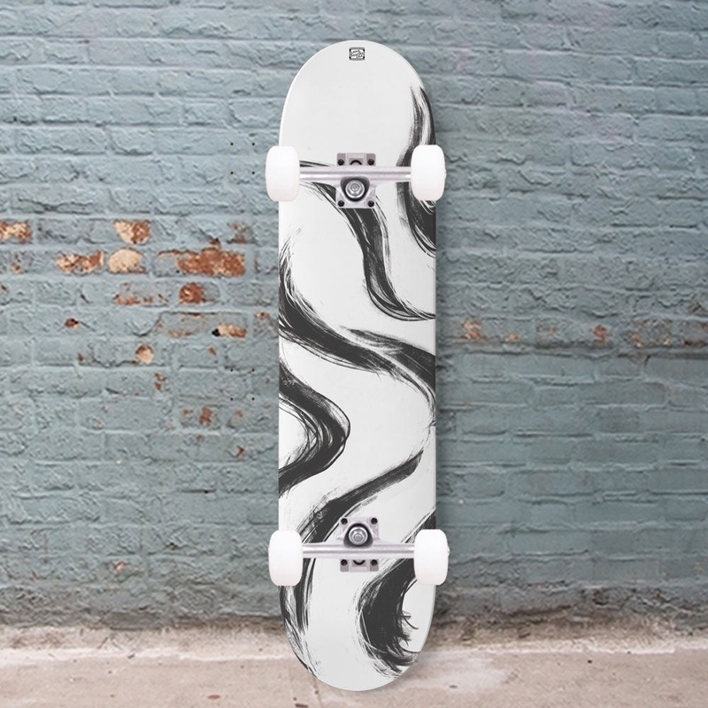 The Scratch 8.25″ Custom Skateboard or Wall Art Deck Only No wall hangers