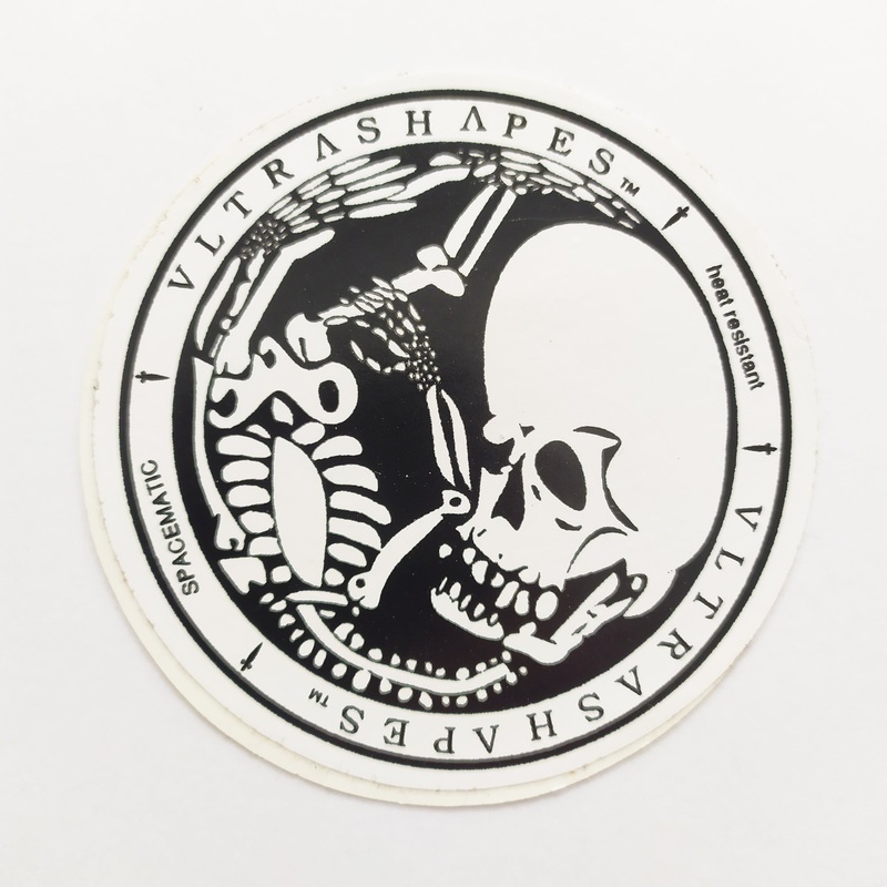 Ultrashapes Old School Skateboard Sticker