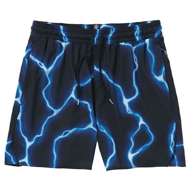 Volcom Travis Spinks Ascender Elastic Waist Shorts Black Medium