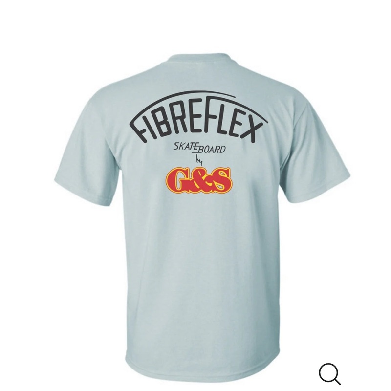 XL G&S Gordon and Smith FIBREFLEX T shirt – POWDER BLUE