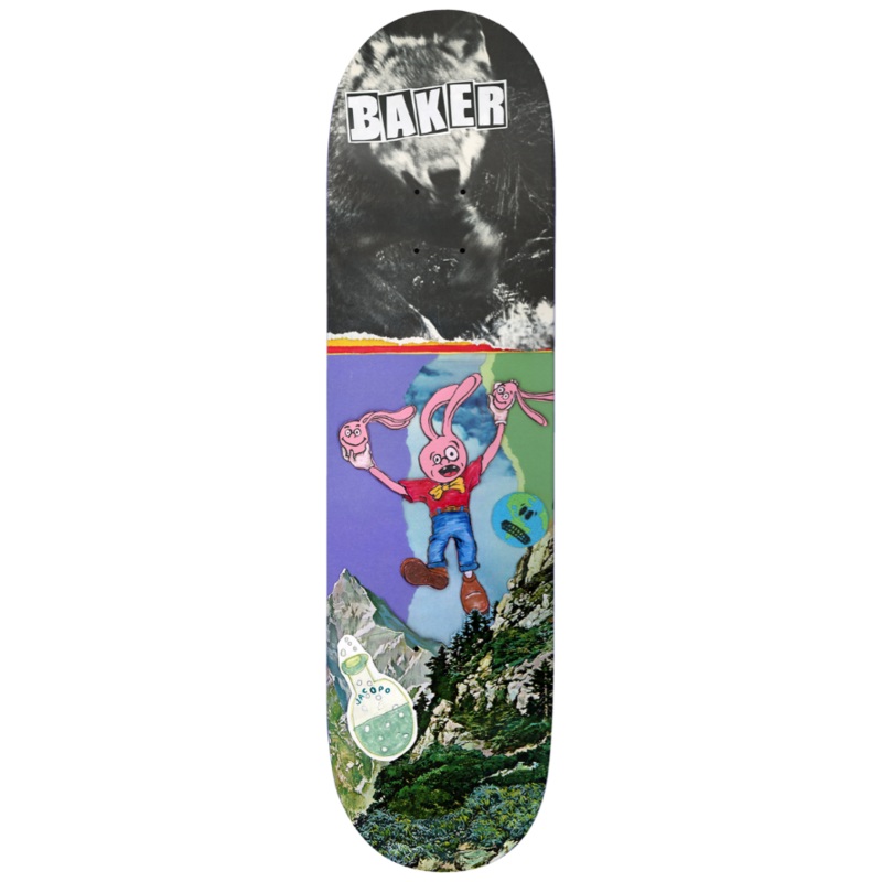 Baker Skateboards “Jacopo Carozzi- Shrapnel” 8.125″ Deck