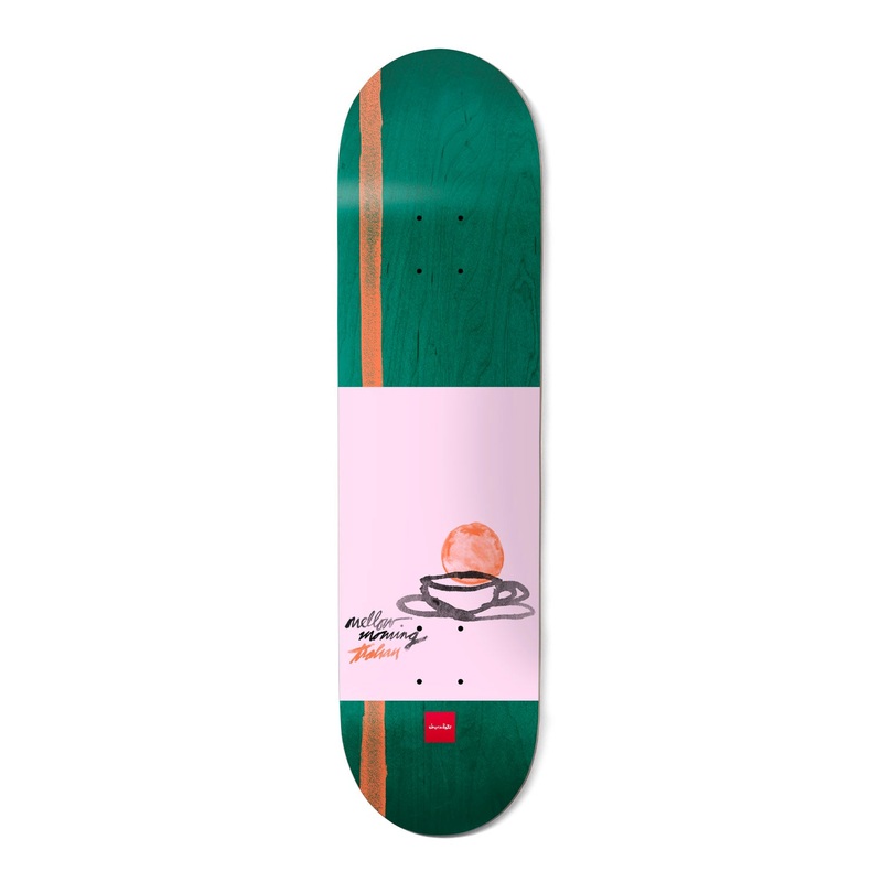 Chocolate Jordan Trahan Good Day W44D3 Deck Green – 8.25″