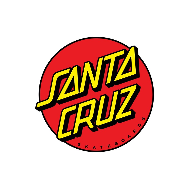 Classic Dot 3in Santa Cruz Stickers (25 Pack) Red 3 in