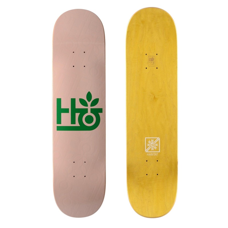 HABITAT “MONOPOD EMBOSSED” 8″ SKATEBOARD DECK