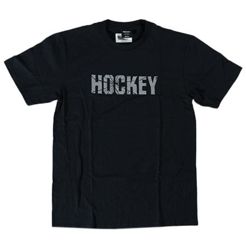 Hockey Shatter Reflective T Shirt Black Extra Large
