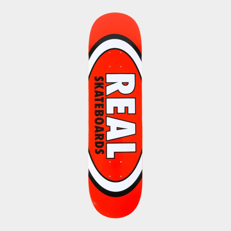 Real Team Classic Oval Deck Red – 8.12″ 8.12″