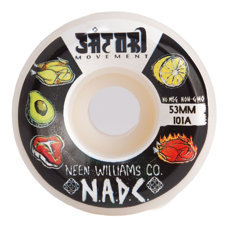 Satori x NADC Neen 53mm 101a Skateboard Wheels 53mm