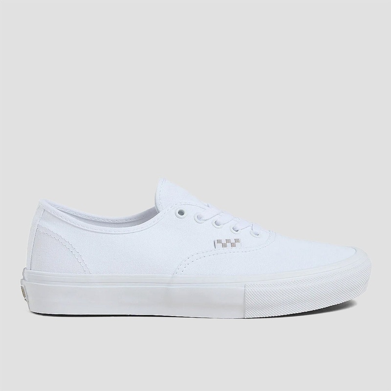 Vans Skate Authentic Skate Shoes True White UK5