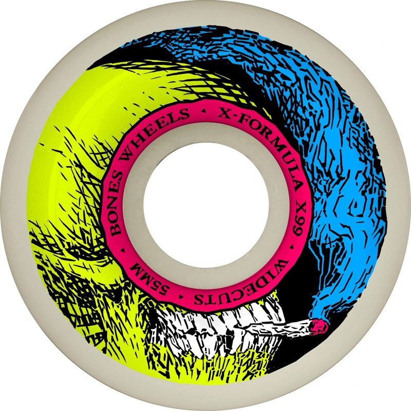 X-Formula 99a Smokin Skull V6 Widecut X-Formula Wheels (55mm) 99A 55 MM
