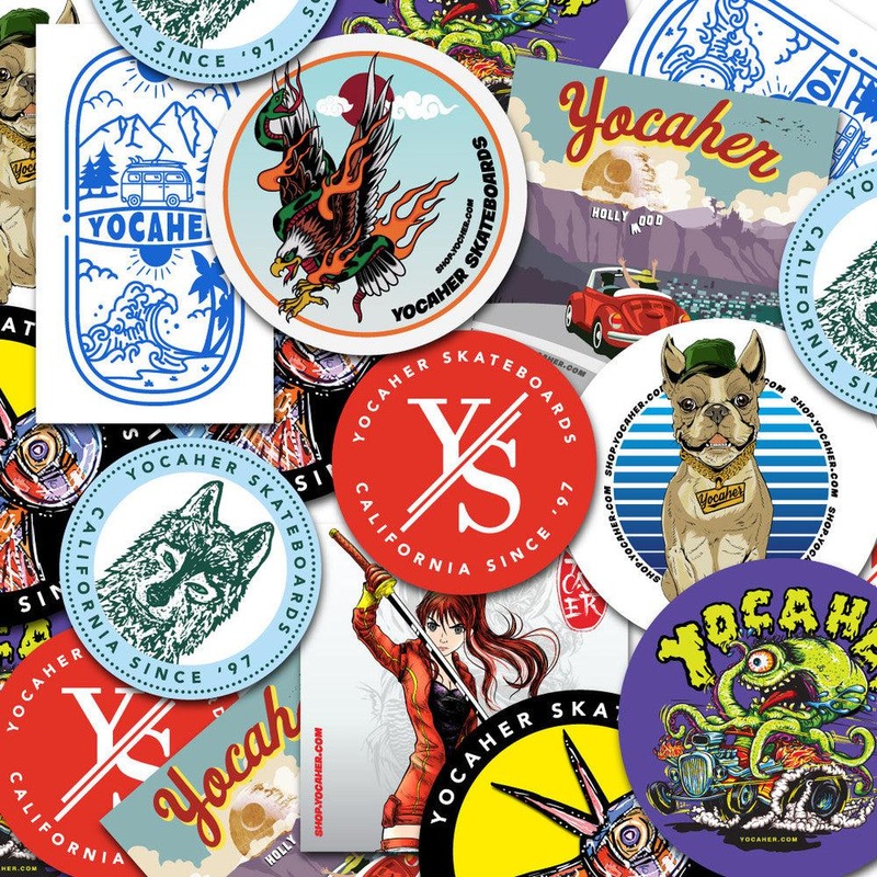 Yocaher Stickers – 9 Pieces Set – Best of All Complete
