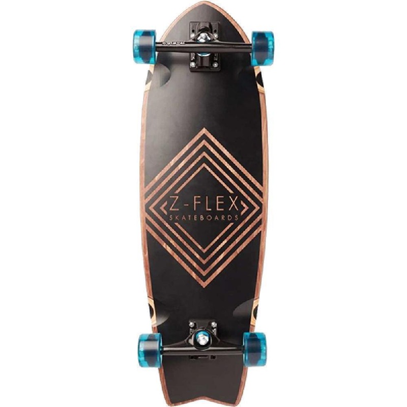 Z-Flex Black Diamond Fish 31″ Cruiser Complete