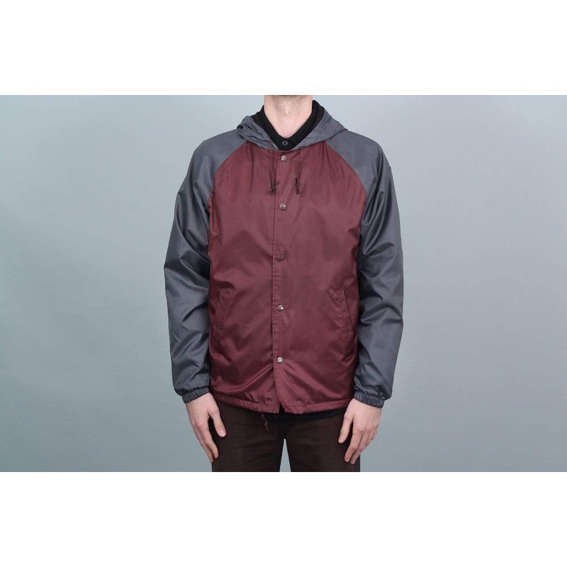Brixton Hoover Jacket Burgundy / Charcoal Large