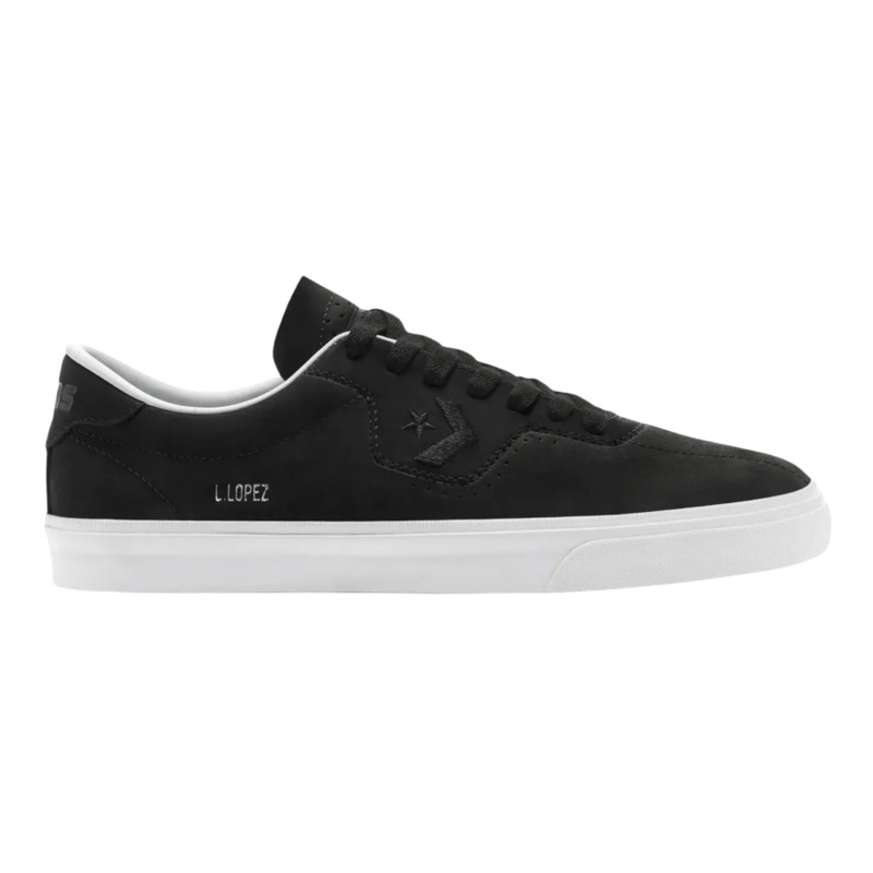 CONVERSE CONS LOUIE LOPEZ PRO LEATHER OX (BLACK/BLACK/WHITE) 7
