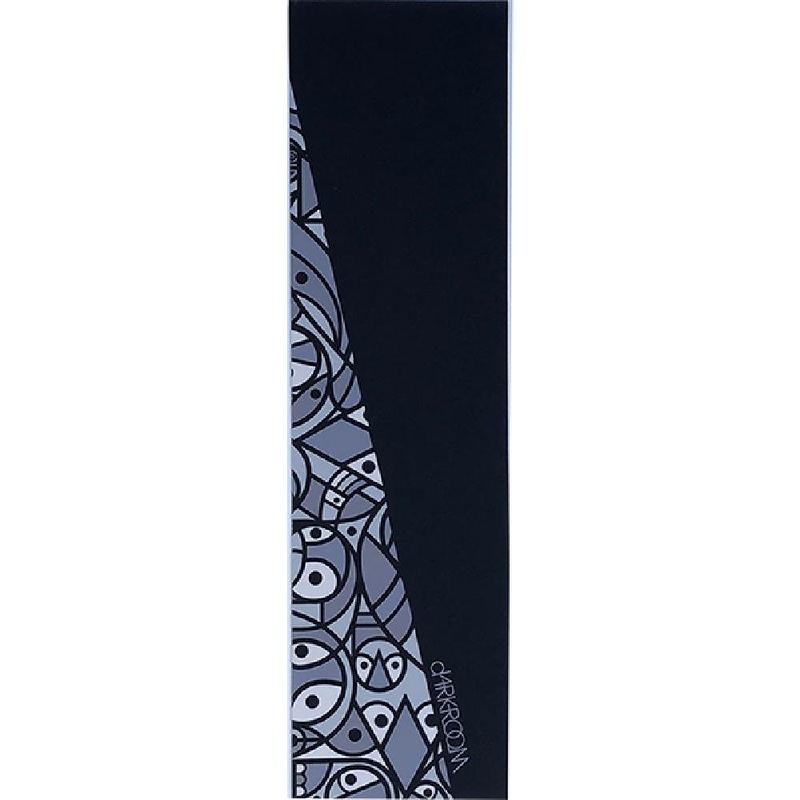 Darkroom 9″ x 33″ Sliver Grey Black Griptape Sheet