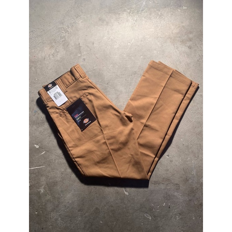Dickies – Sk94 Slim Straight Pant – Brown Duck Contrast Topstitch 33 x 30