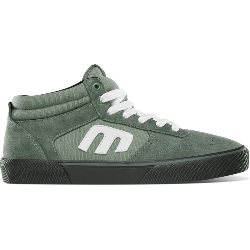 Etnies Windrow Vulc Mid Skate Shoe – Green/White/Black 7