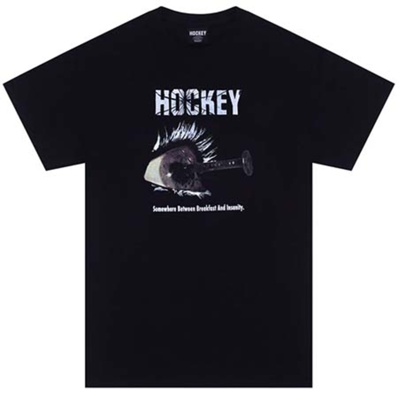 Hockey Breakfast Insanity T Shirt Black Medium
