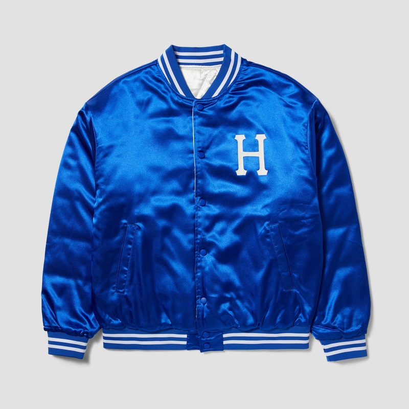 HUF Back 2 Back Reversible Jacket Blue / White Small