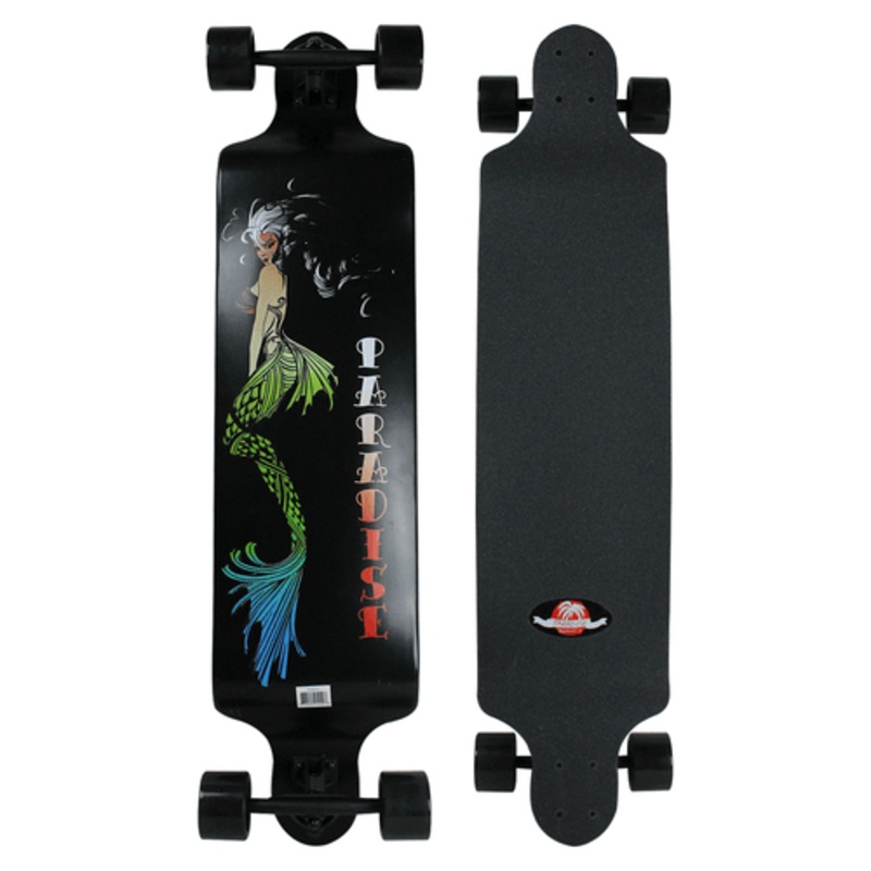 Paradise Longboard 9.75″ x 41.25″ Drop Down Mermaid Complete