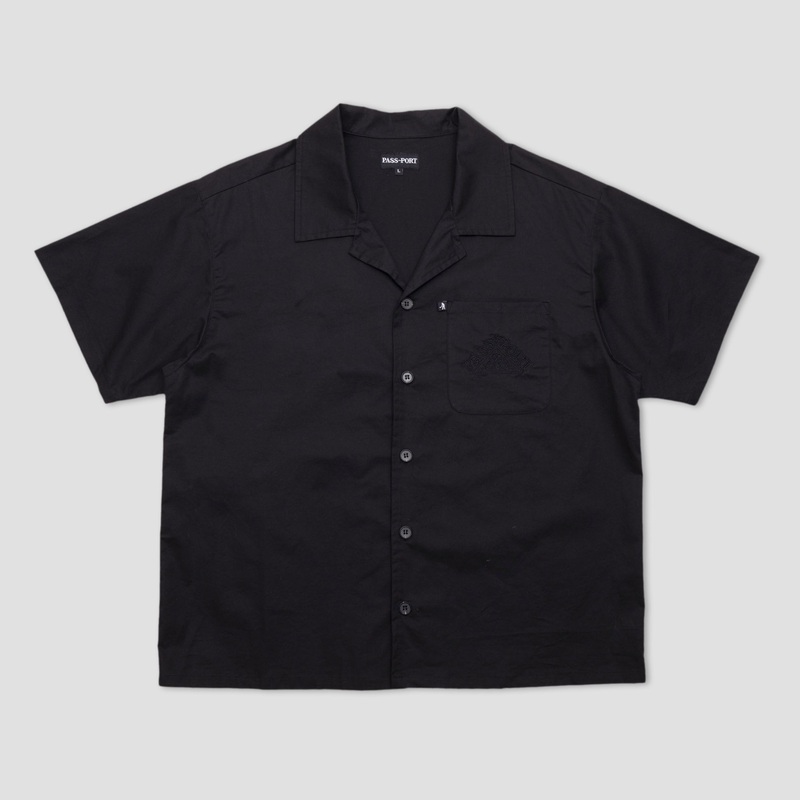 PassPort Manuscript Casual Shirt Black Small