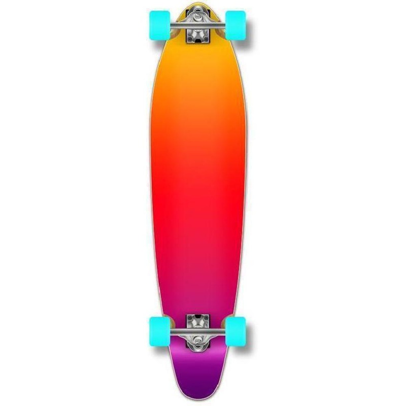 Punked Gradient Pink kicktail 40″ Longboard Complete